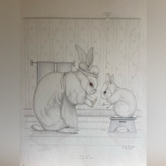 Collection of Sue Rupp Rabbit Art Prints - Picture 12 of 16